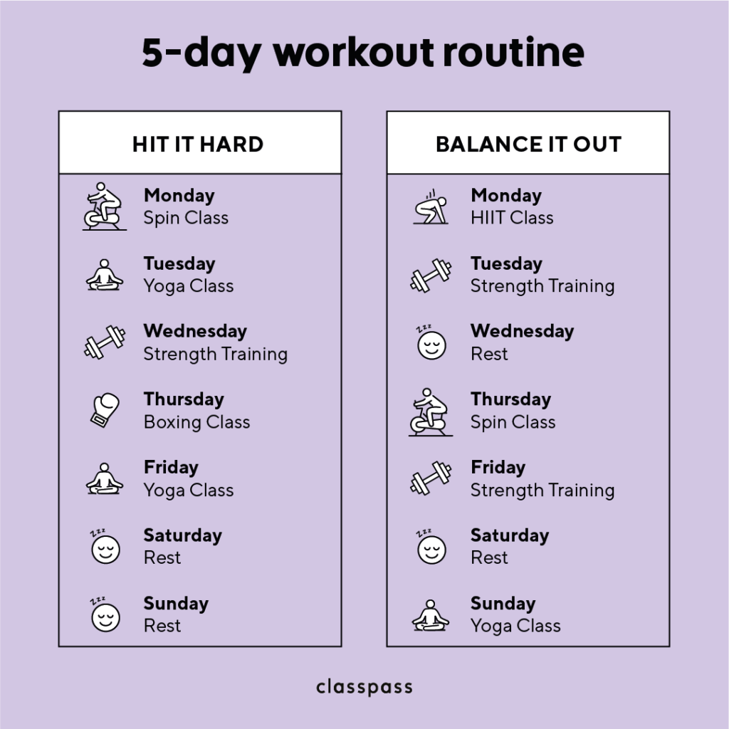 working routine